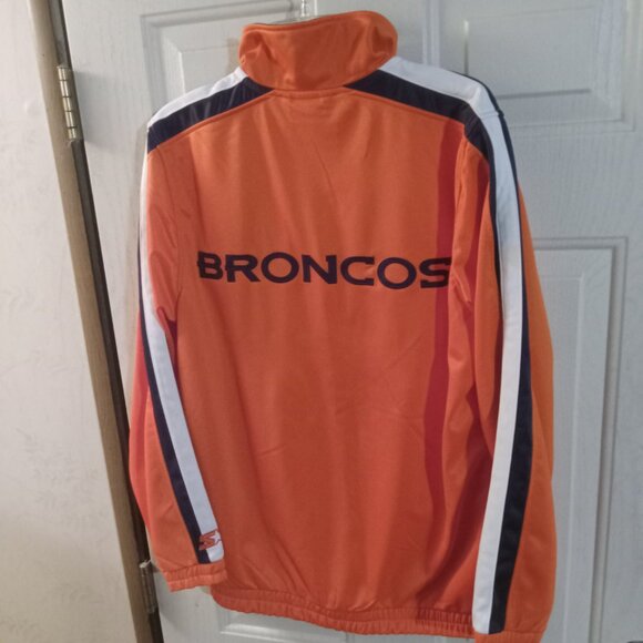 Starter Denver Bronco's Men's Full Zip Jacket Size M - Picture 4 of 10